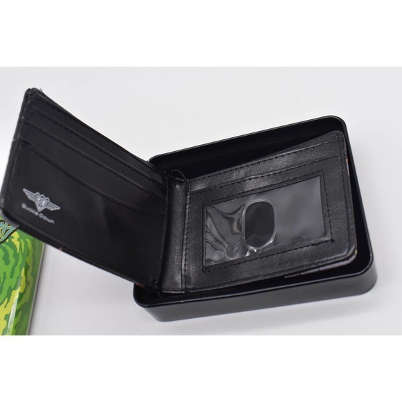 Rick and Morty Squanchy the Cat Bi Fold Wallet in Tin - Picture 3 of 4